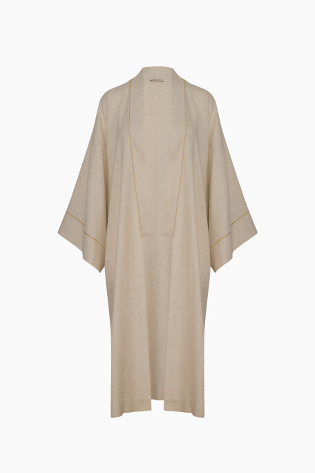 Natürel Keten Kimono