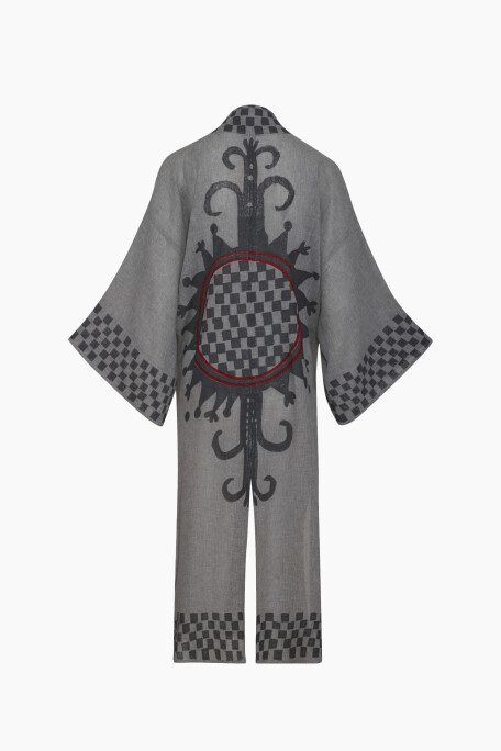 Dama Desenli Kimono