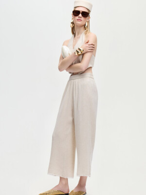 Keten Naturel Pantolon