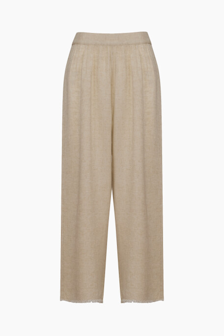 Keten Naturel Pantolon