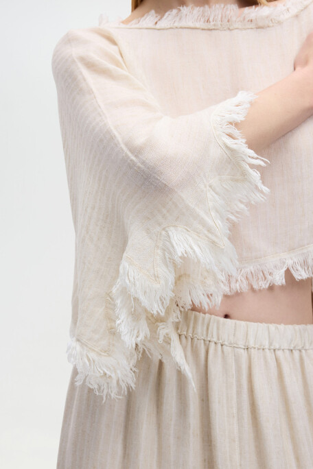 Naturel Crop Bluz