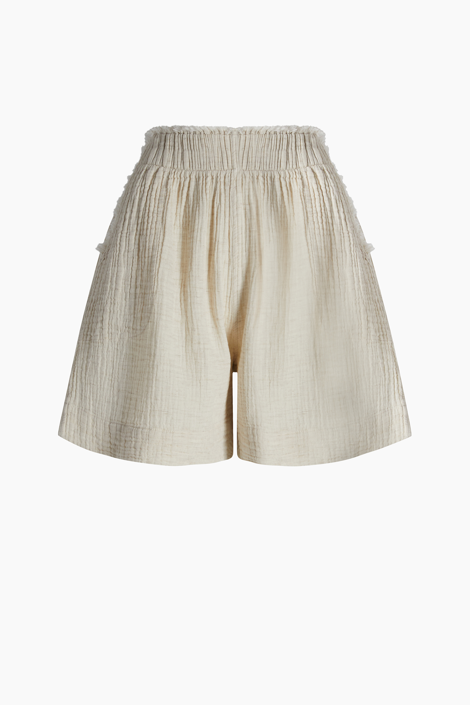 Crinkle Linen Şort