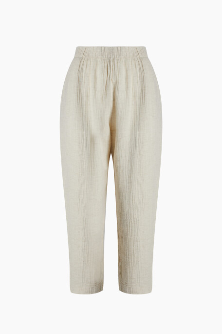 Crinkle Linen Slouchy Pantolon