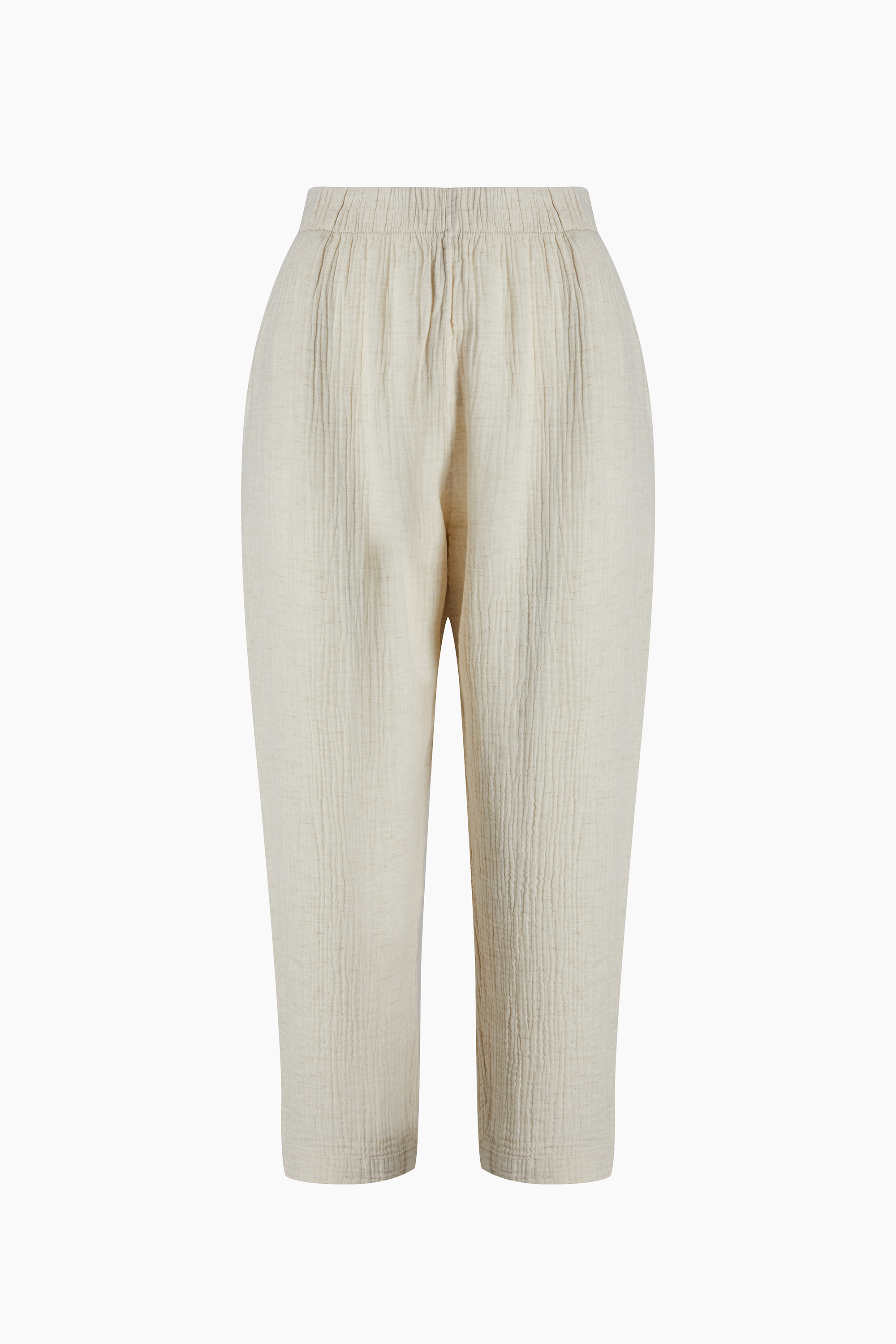 Crinkle Linen Slouchy Pantolon
