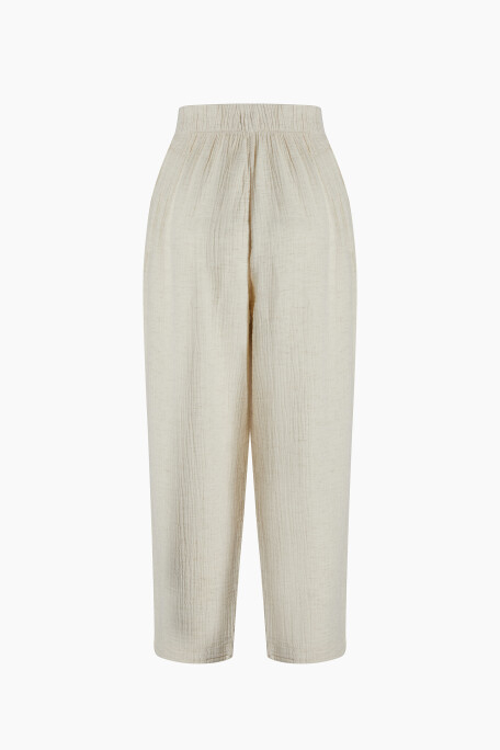 Crinkle Linen Slouchy Pantolon