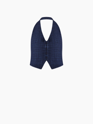 Keten Navy Yelek
