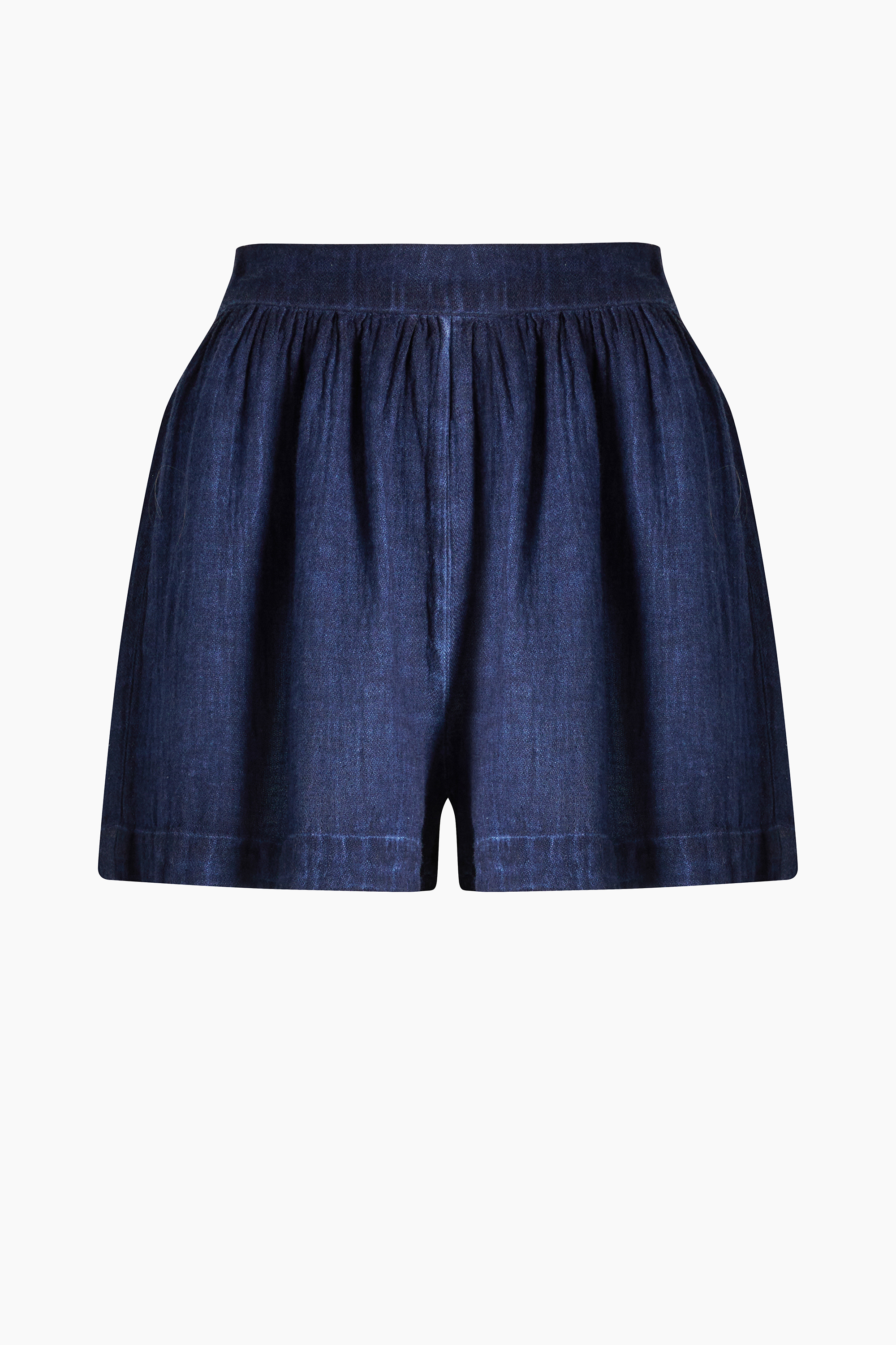Keten Navy Şort