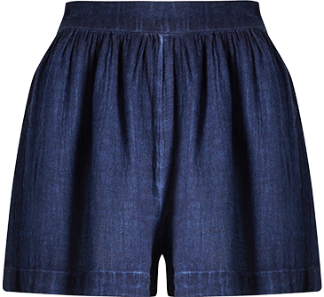 Keten Navy Şort