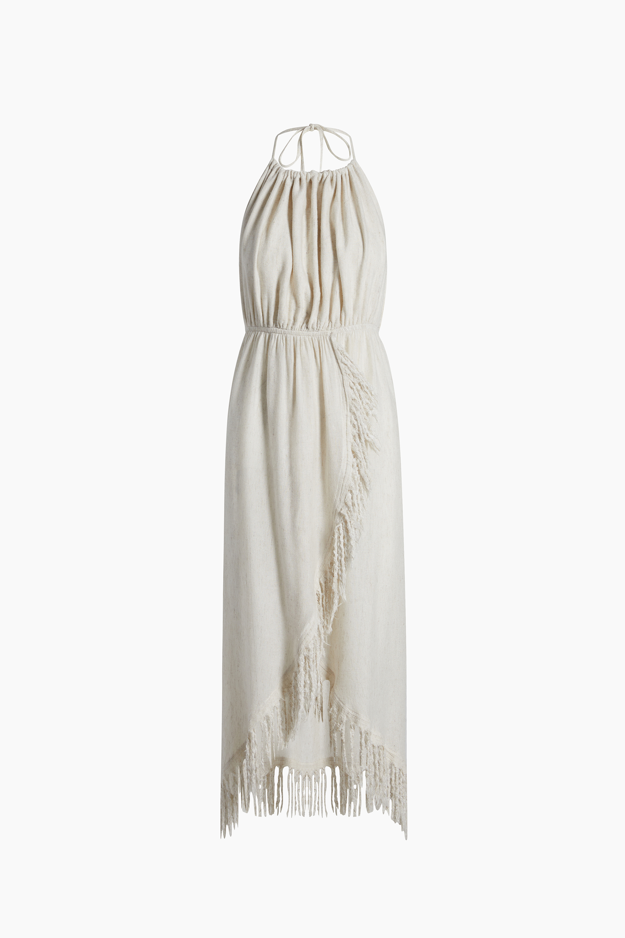Kenevir Halter Yaka Elbise