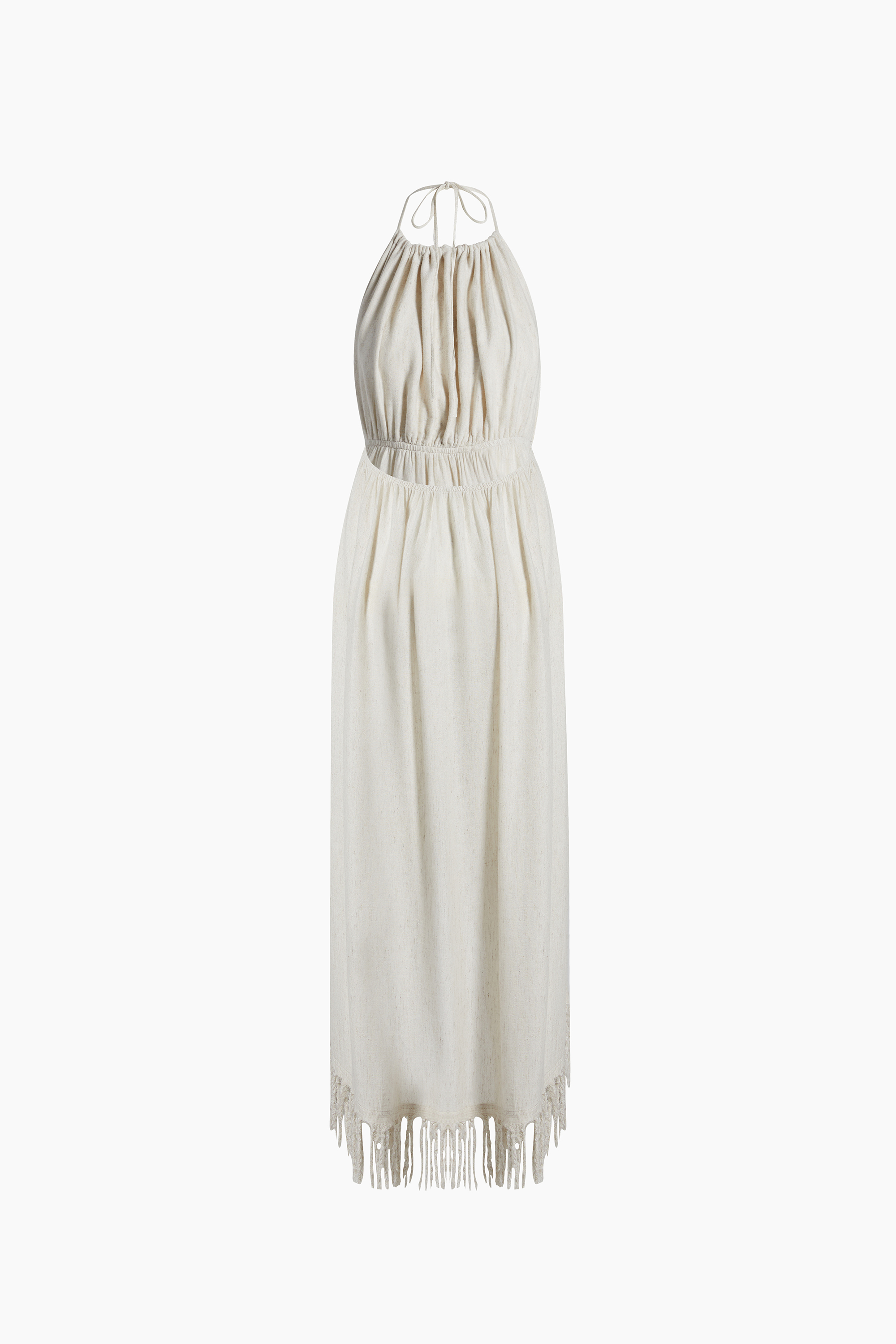 Kenevir Halter Yaka Elbise
