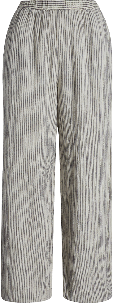 Crinkle Çizgili Jogger Pantolon