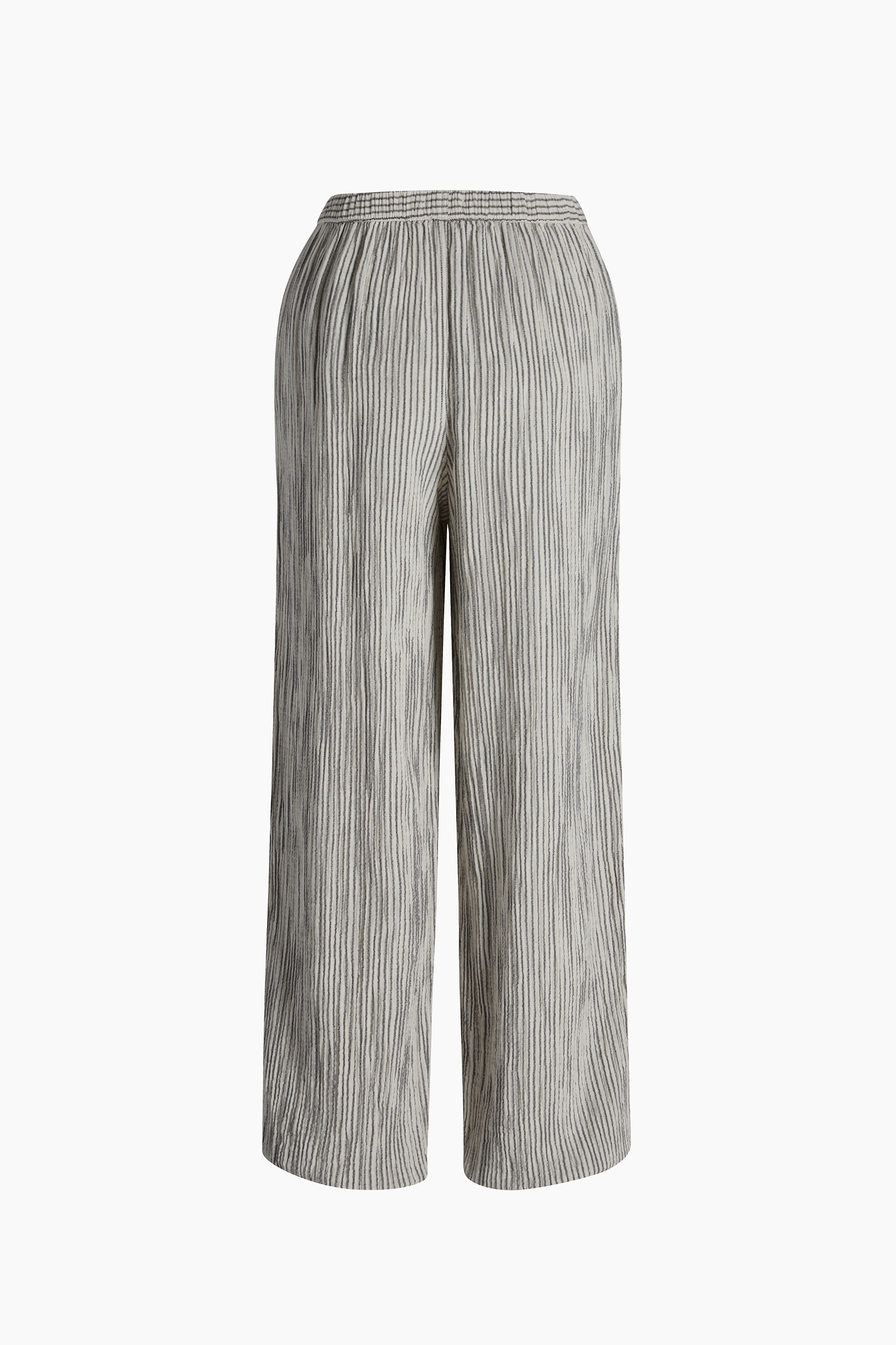 Crinkle Çizgili Jogger Pantolon