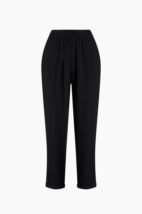 Siyah Slouchy Pantolon