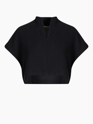 Siyah Crop Tshırt