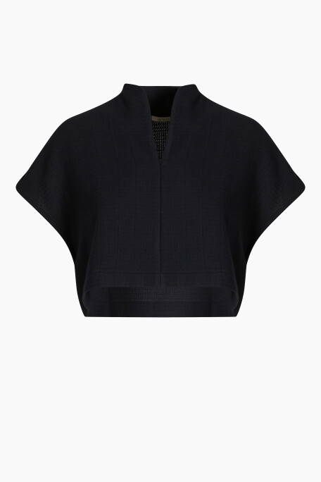 Siyah Crop Tshırt