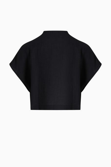 Siyah Crop Tshırt