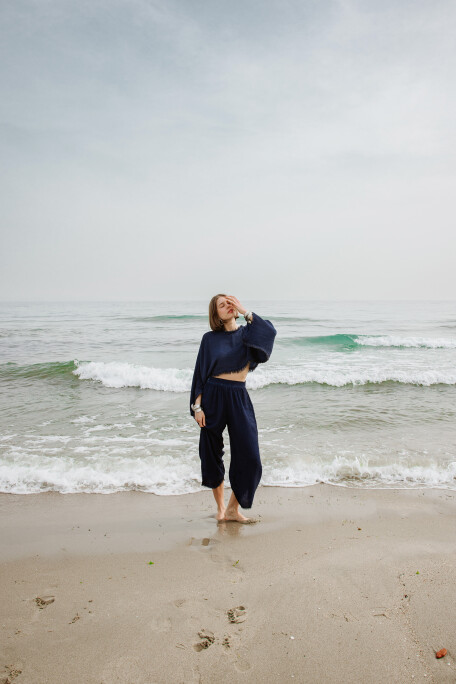 Keten Navy Bluz