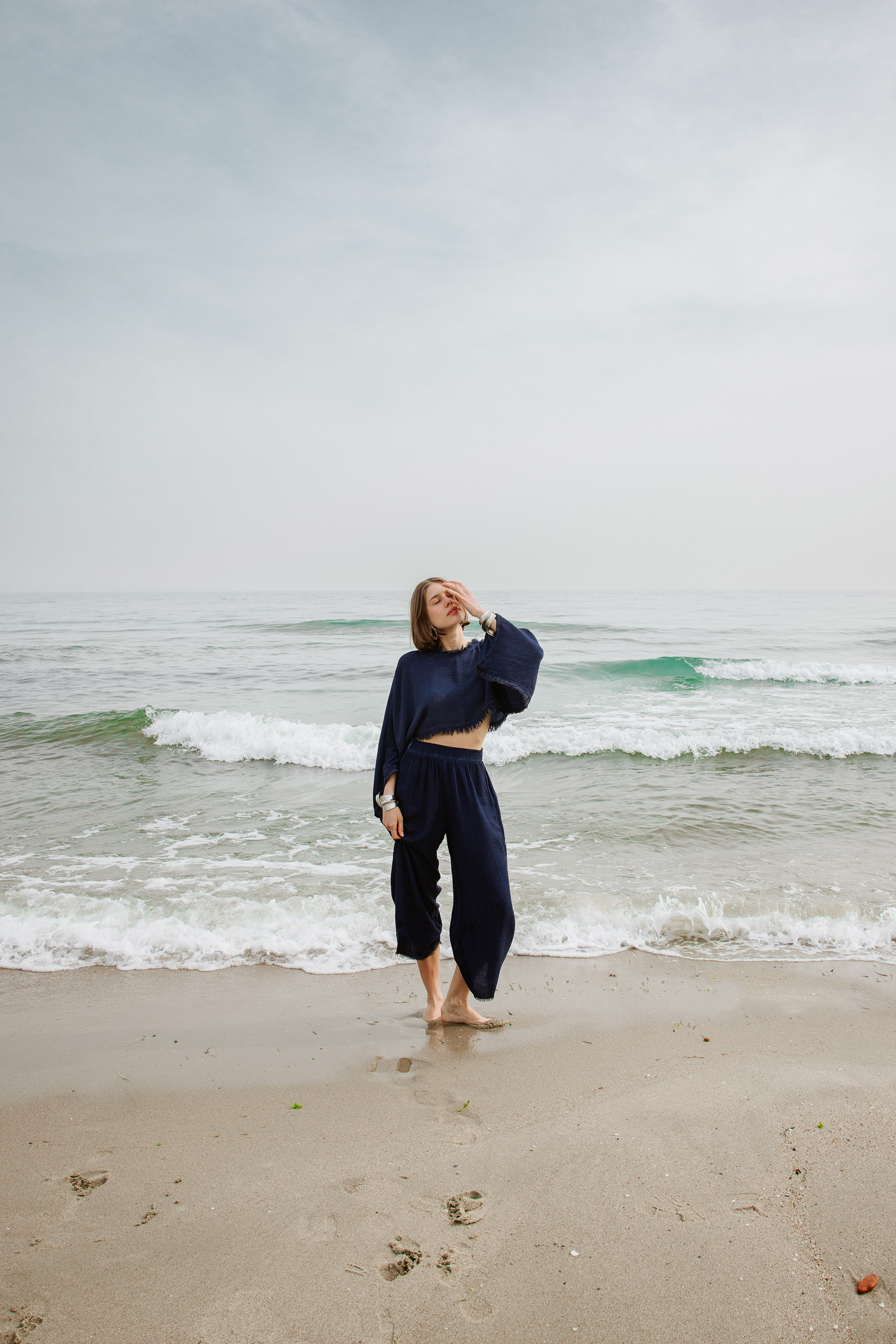 Keten Navy Bluz